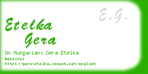 etelka gera business card